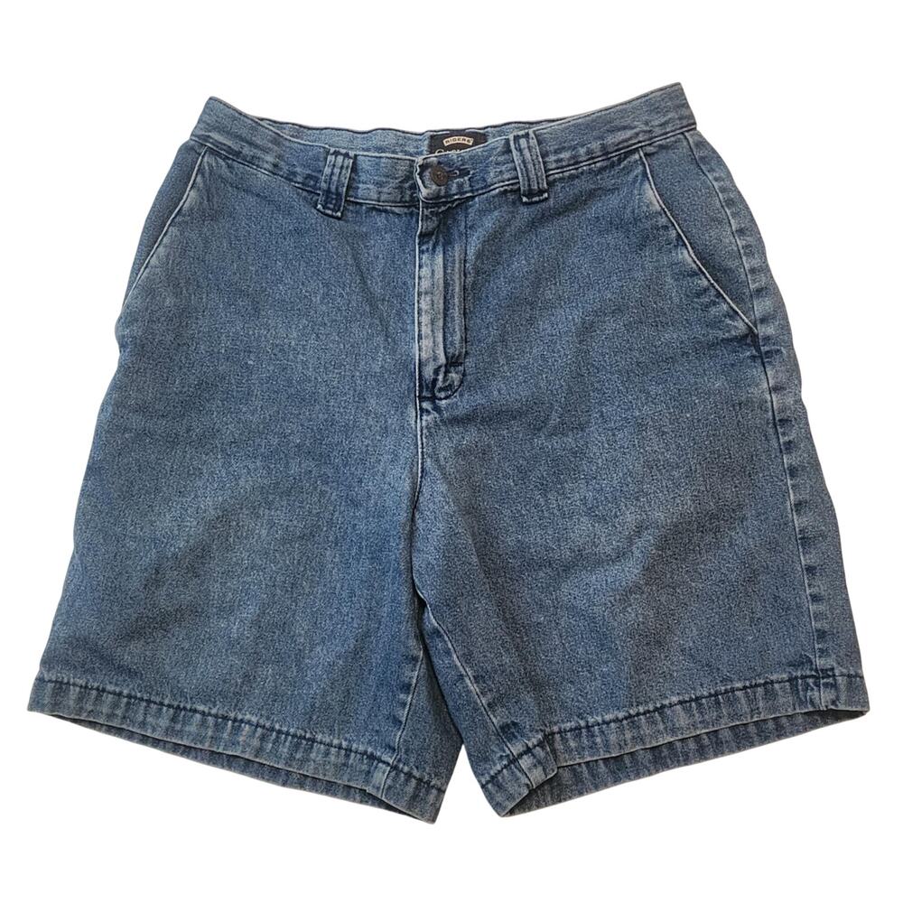 Vintage Rider Casuals High Rise Denim Shorts, Size 8M, 100% Cotton